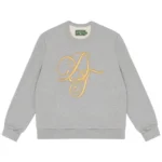 DT Metallic Gold Script Crewneck Sweatshirt