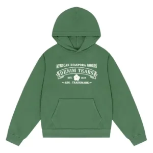 Denim Tears ADG Hoodie Washed Green