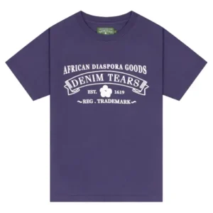 Denim Tears ADG T-Shirt Washed Purple