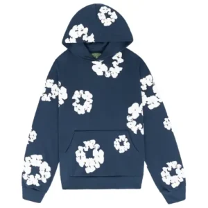 Denim Tears Cotton Wreath Hoodie Navy