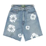 Denim Tears Cotton Wreath Jean Shorts Light Wash