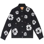 Denim Tears Type – 2 All Over Wreath Jacket Black