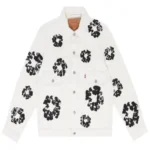 Denim Tears Type – 2 All Over Wreath Jacket White