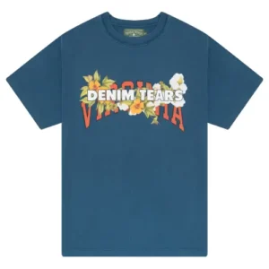 Denim Tears Virginia 1619 T-Shirt Navy